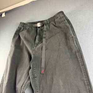 Gramicci Pants Men's M Black Adjustable Belt Canvas Hiking Gorpcore Utility